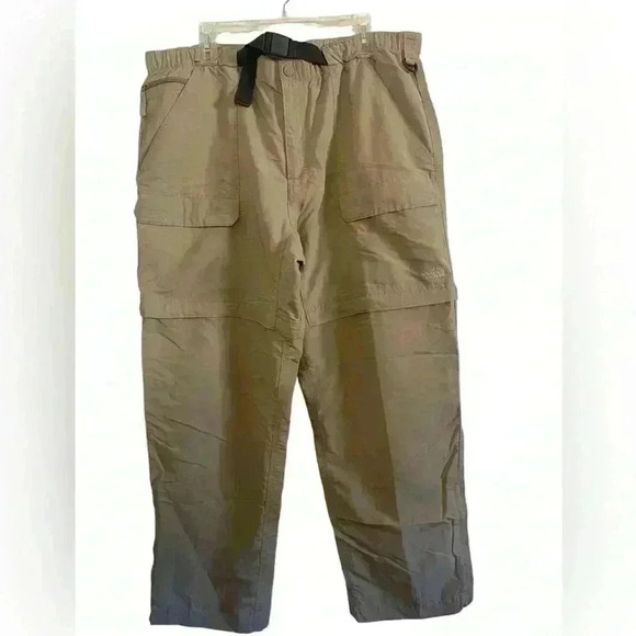 The North Face Men’s Khaki Cargo Convertible Pants Size XXL - Picture 1 of 11